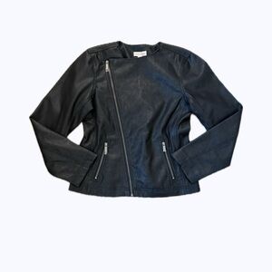 Women's Black Leather Jacket